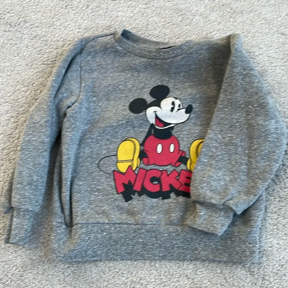 Mickey Mouse Gray 3T Sweatshirt